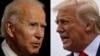 A combo photo shows U.S. Democratic presidential candidate Joe Biden (left) and President Donald Trump. 