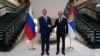 Ministri sporta Srbije i Rusije Zoran Gajić i Mihail Degtjarov u Beogradu 31. maja 2025.