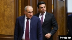 Վարչապետ Նիկոլ Փաշինյան և ԱԺ նախագահ Ալեն Սիմոնյան, արխիվ