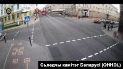 Скрыжаваньне ў Гомлі, на якім загінула 6-гадовая дзяўчынка.