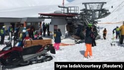Жичарницата по несреќата во ски центарот во Грузија 