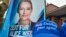 Un poster cu Alice Weidel, co-liderul al Alternativei pentru Germania (AfD), în unei șepci cu mesajul „Make Duisburg great again”, în orașul Duisburg din vestul Germaniei, în timpul campaniei electorale pentru alegerile federale din februarie 2025.
