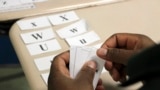 A Tanzanian immigrant works during an English-language class in Pennsylvania (file photo).