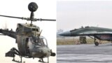 Helikopter koji je Hrvatska kupila od SAD, Kiowa Warrior, i avion MiG-29 koji je Srbija kupila od Rusije, ilustrativna fotografija