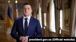 Presidenti ukrainas, Volodymyr Zelensky.