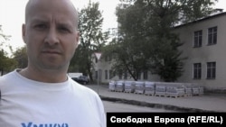 Российский активист Евгений Чупов.

