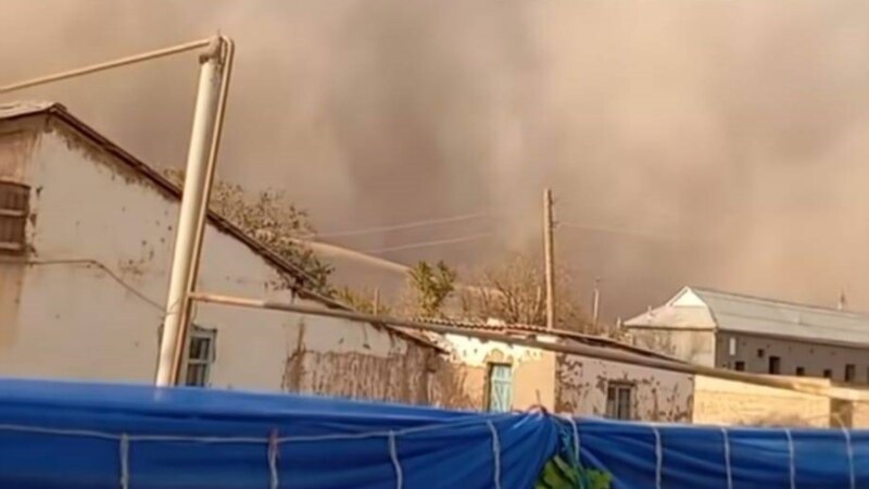 Türkmenistanyň günorta-gündogar sebitlerine güýçli tozanly ýel geldi