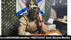 Военнослужащий 810-й бригады ЧФ РФ