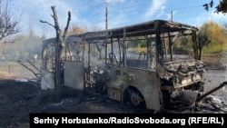 Наслідки російського удару по маршрутному таксі в Краматорську, 8 жовтня 2026 року