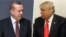 Türkiýäniň prezidenti Rejep Taýýyp Erdogan we Birleşen Ştatlaryň prezidenti Donald Tramp.