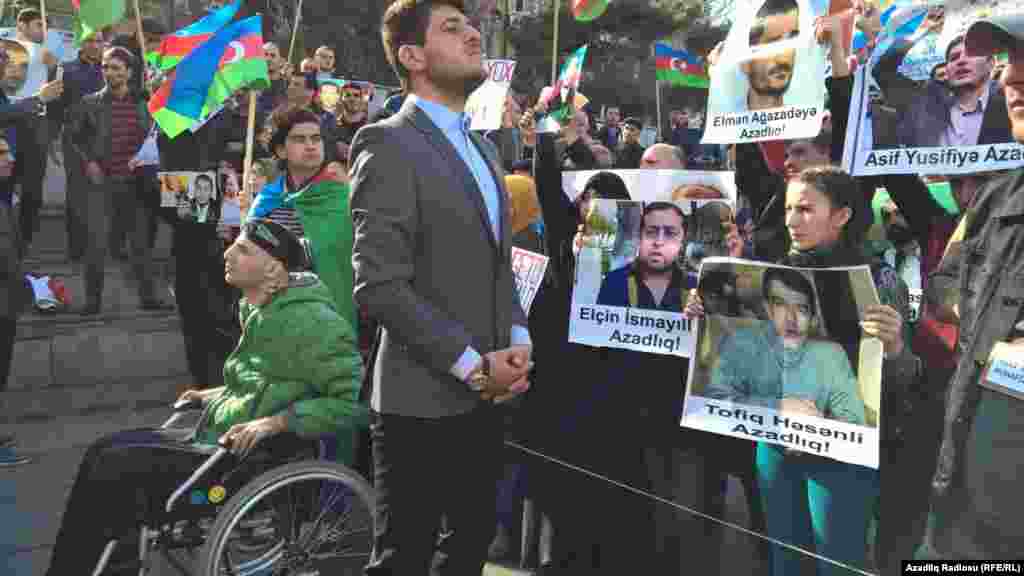 Həbsdə olan siyasi fəallara həmrəylik, 8 Aprel,2017