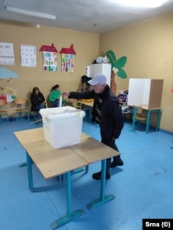 Biračko mjesto u Srebrenici, 23. novembar 2025.