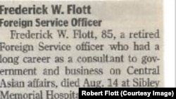 An August 2006 Chicago Tribune obituary for Flott