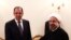 Russian Foreign Minister Sergei Lavrov (left) and Iranian President Hassan Rohani (file photo)