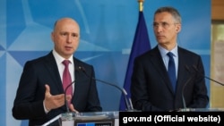 PremierulPavel Filip & Secretarul General NATO, Jens Stoltenberg, Bruxelles, 30 martie 2017