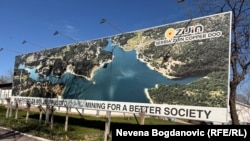 Sedište rudarsko kompleksa u vlasništuv kineske kompanije Ziđin, Bor, Srbija, 6. april 2026.