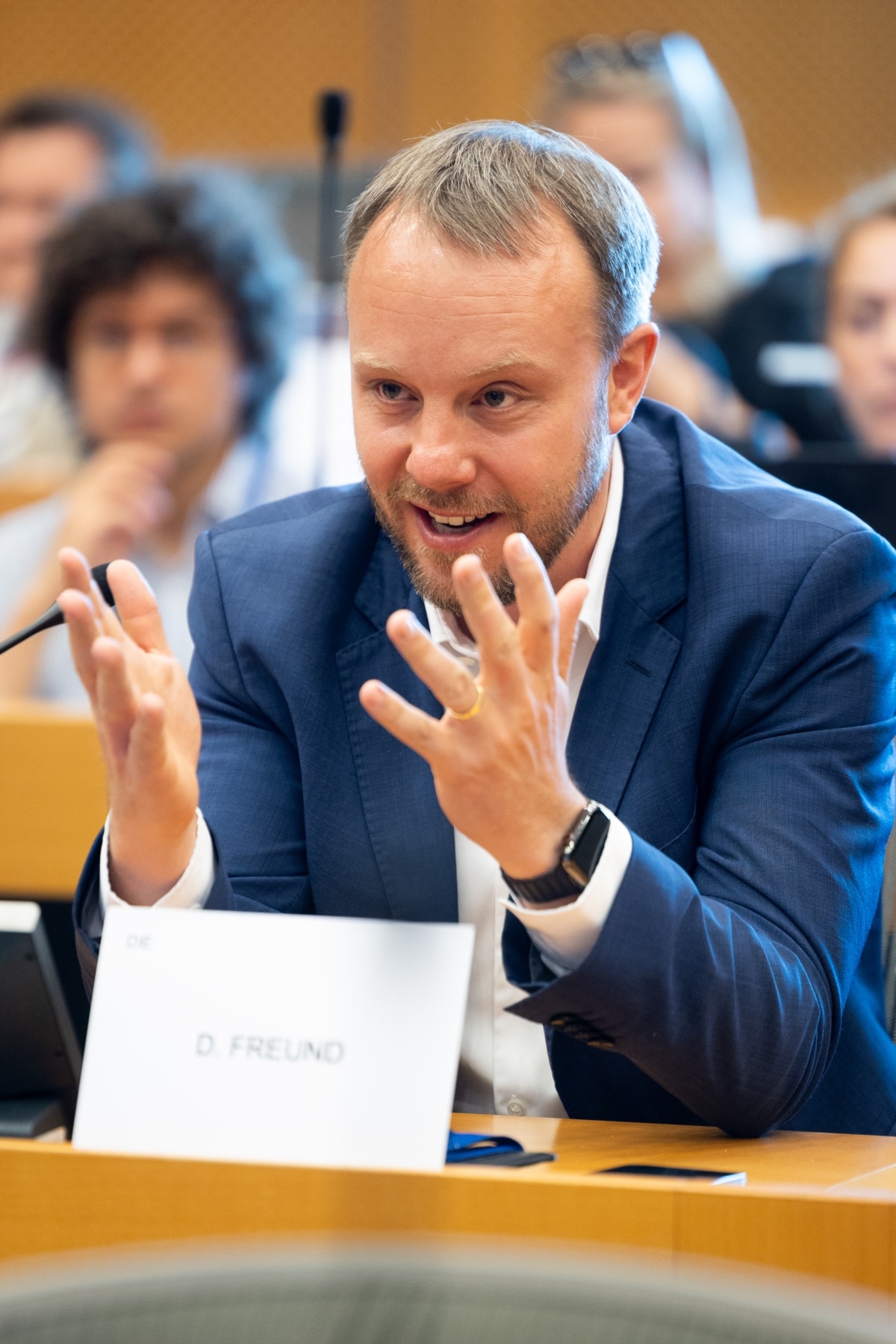 German Green MEP Daniel Freund, a member of the European Parliament's Committee on Budgetary Control. Brussels, Belgium, July 15, 2026.