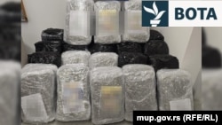Drogë e sekuestruar në Serbi në dhjetor të vitit 2025.