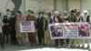 Afghans demonstrate on behalf of translators who now seek special immigrant visas. (file photo)