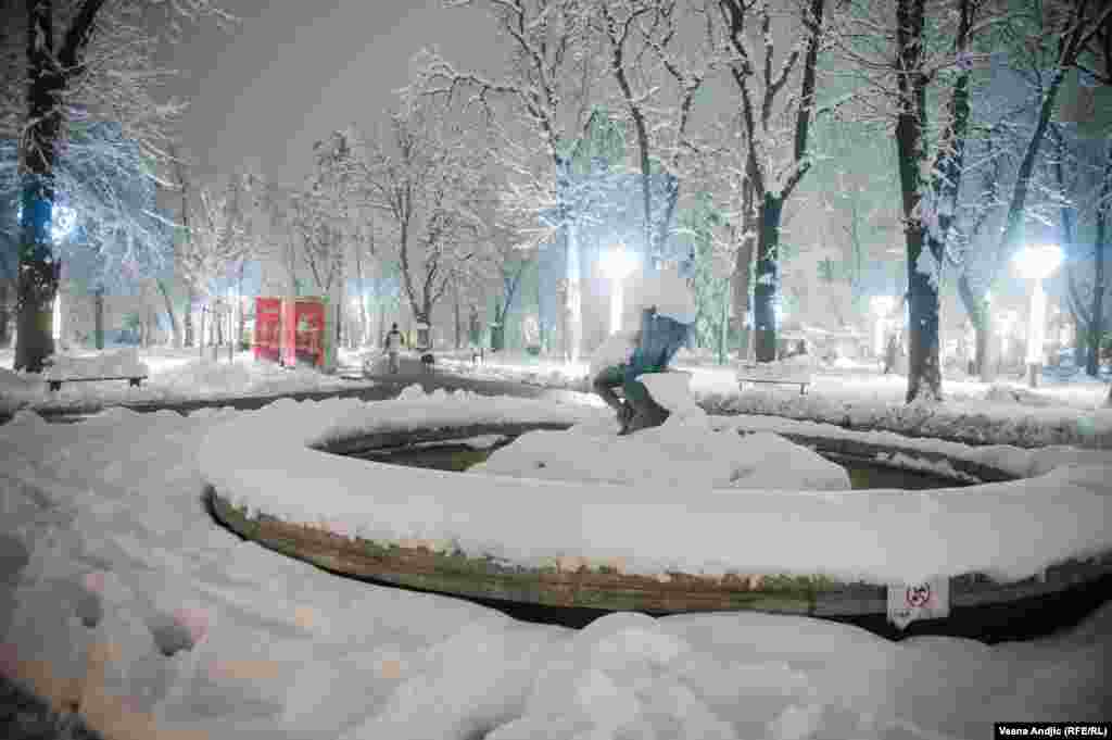 Zimska idila na Kalemegdanu