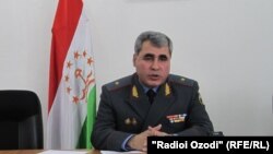 Полковник Шариф Назаров, начальник полиции Согдийской области Таджикистана. Душанбе, 19 апреля 2011 года.