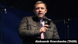 Лидерот на проруските сепаратисти во украинскиот источен регион Доњецк, Александар Захарченко