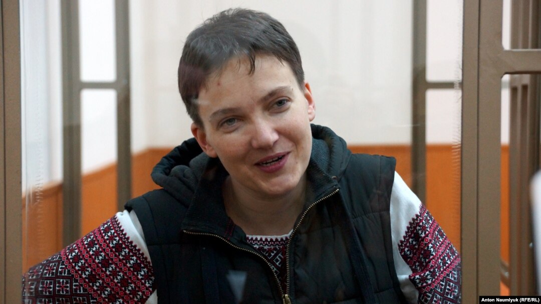 Jailed Ukrainian pilot Nadia Savchenko (file photo)