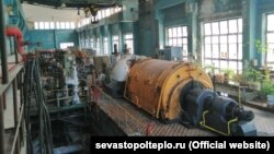 В турбинном зале Севастопольской ТЭЦ