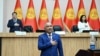Жогорку Кеңештин төрагасы Нурланбек Тургунбек уулу. 