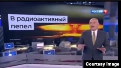 Дмитрий Киселев в программе "Вести недели" угрожает превратить США "в радиоактивный пепел".