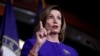 U.S. Speaker of the House Nancy Pelosi (D-CA) speaks ahead of a vote on a war powers resolution and amid the stalemate surrounding the impeachment of U.S. President Donald Trump, as she addresses her weekly news conference on January 9.