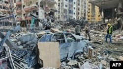 Israeli air strikes have blasted sections of Lebanon in the fight against Hezbollah, including Beirut's southern suburbs.