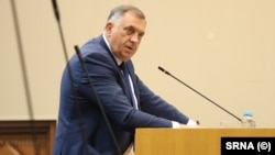Milorad Dodik u obraćanju poslanicima Narodne skupštine RS, u Banjoj Luci, 22. 8. 2025.