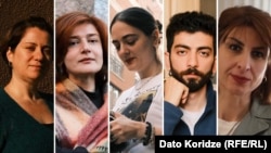 მაკა ჩიხლაძე, ნინა ბაიდაური, მარიამ ნიკურაძე, მინდია გაბაძე, მანანა ქველიაშვილი