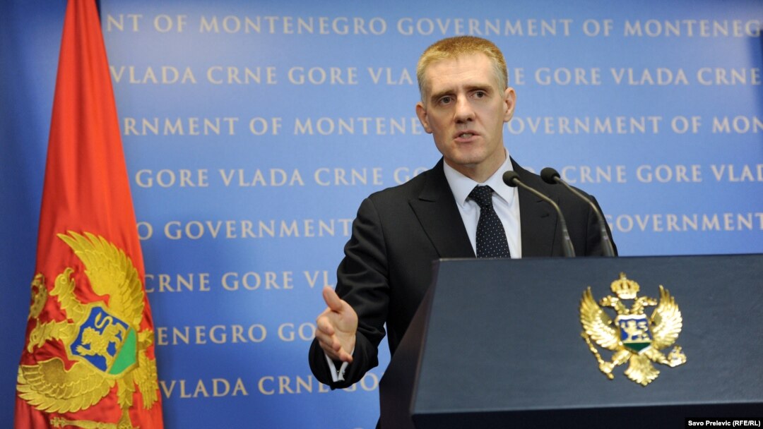 Igor Lukšić na konferenciji za medije, 1. april 2016.