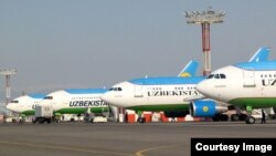 “Ўзбекистон ҳаво йўллари” МАК учоқлари.