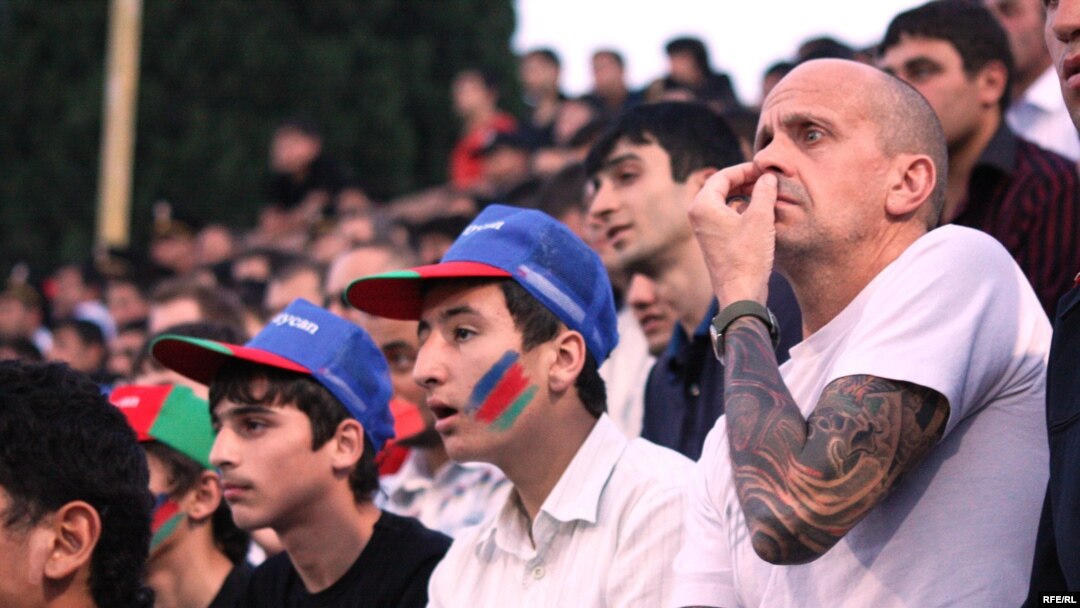 Foto: Arxiv. Azərbaycan-İspaniya oyunu - 2009
