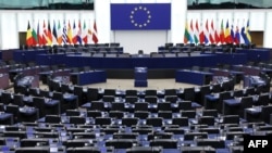 Az Európai Parlament strasbourgi ülésterme