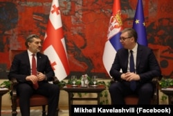 მიხეილ ყაველაშვილი (მარცხნივ) და ალექსანდარ ვუჩიჩი