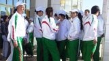 Sport çärelerine gatnaşýan türkmenistanlylar.