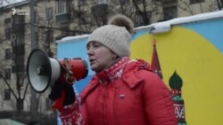 Митинг против вырубки деревьев в Северном Измайлове