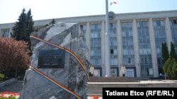 Piatra Comemorativă în memoria victimelor ocupației sovietice și ale regimului totalitar comunist 