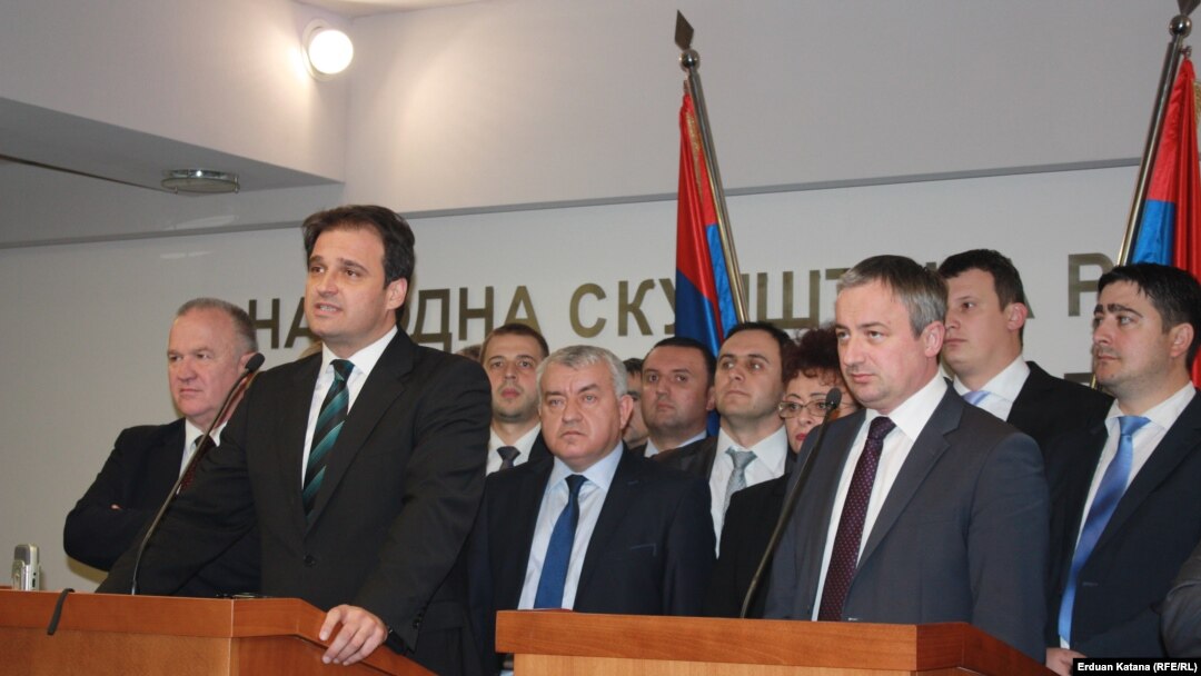 Opozicioni lideri u RS, Vukota Govedarica i Branislav Borenović 