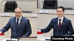 Исманали Жороев жана Чыңгыз Ажибаев. 