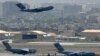 AFGHANISTAN -- A U.S. Air Force aircraft takes off from the airport in Kabul, August 30, 2021