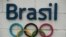 Brazil -- The Rio 2016 Olympics logo is seen on a wall of the future Olympic Park in construction in Barra de Tijuca, Rio de Janeiro, 20Nov2012