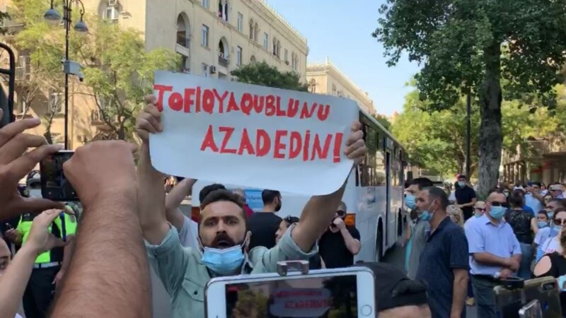 Азербайжанда оппозиция мүчөсүн бошотууну талап кылган акция болду