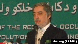 داکتر عبدالله عبدالله رهبر ایتلاف ملی افغانستان