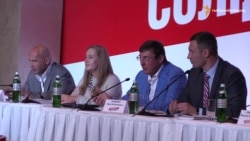 «Solidarnost» Petro Poroşenkonıñ bloku» ve «Udar» birleştiler (video)