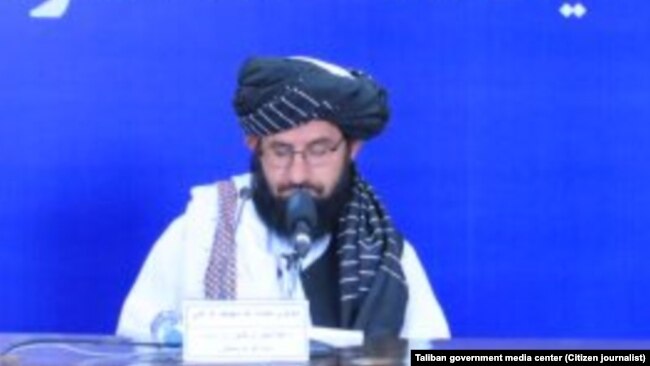 د طالبانو او اطلاعاتو او کلتور وزارت نشراتي مرستیال مولوي حیاتالله مهاجر فراهي